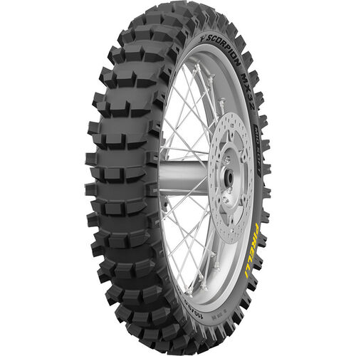 Мотошина задняя (rear) 110/90 R19 Pirelli Scorpion MX32 Mid Soft 62M TT Stadium NHS 2025