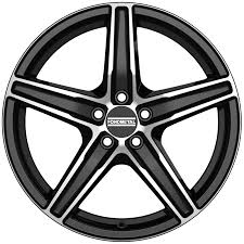 Диск R17 5x112 7J ET35 D75 Fondmetal 8 100 Glossy Black Machined