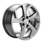 R17 5x114,3 7J ET45 D66,1 Khomen KHW1712 (ZV 17_Teana/X-Trail) Gray