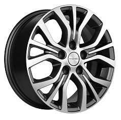 Диск R16 5x110 6,5J ET43 D65,1 Khomen KHW1608 (16_Opel Zafira) Gray-FP