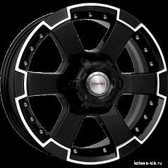 Диск R16 6x139,7 7J ET20 D110,1 K&K М56 алмаз черный (КС593)