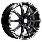 R17 4x100 6,5J ET41 D60,1 Khomen KHW1707 (Lada X-Ray) Black-FP