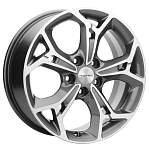 R17 5x114,3 7J ET45 D66,1 Khomen KHW1702 (ZV 17_X-trail) Gray-FP