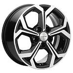 R16 5x114,3 6,5J ET46 D67,1 Khomen KHW1606 (16_ASX) Black-FP