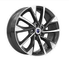 Диск R17 5x105 7J ET38 D56,6 К&К Роквуд (КС900-05) алмаз черный