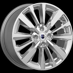 Диск R16 4x100 6,5J ET40 D67,1 K&K Эрман (КС997) дарк платинум