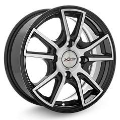 Диск R14 5x100 6J ET38 D67,1 X'trike X-104 BK/FP