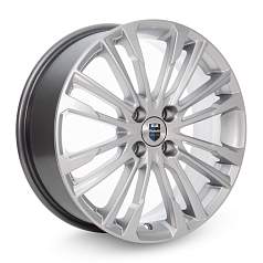 Диск R17 4x100 6,5J ET41 D60,1 K&K Сильверстоун (КС770) Сильвер Оригинал