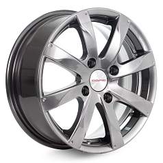 Диск R14 4x100 5,5J ET39 D67,1 К&К Джемини (КС480) Дарк платинум
