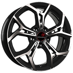Диск R17 5x112 7J ET40 57,1 Remain R203 Алмаз черный