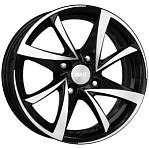 Диск K&KR16 5x115 6,5J ET41 d70,1 КиК Игуана алмаз черный (КС570)