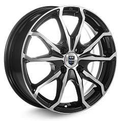 Диск R16 4x108 6J ET47,5 D63,35 К&К Brent (КС733 )алмаз черный