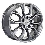 R17 5x112 7J ET45 D57,1 Khomen KHW1713 (Skoda Karoq) Gray