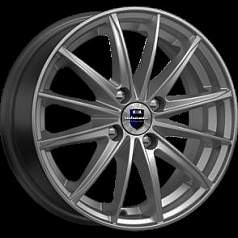 Диск R15 4x100 6J ET45 D67,1 К&К Пойнт Бланк (КС884-04) дарк платинум