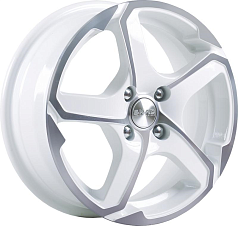 Диск R15 5x114,3 6J ET38 D67,1 Скад Аллигатор алмаз белый