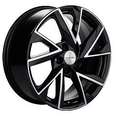 Диск R17 5x114,3 7J ET51 D67,1 Khomen KHW1714 ( 17 ZV Tucson) Black-FP