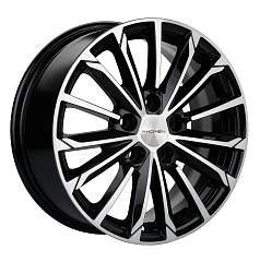 Диск R16 5x114,3 6,5J ET45 D54,1 Khomen KHW1611 (Geely Coolray) Black-FP