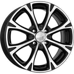 Диск R15 4x108 6J ET27 d65,1 K&K Блюз-оригинал алмаз черный (КС606)