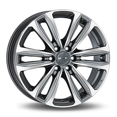 Шины R18 6x130 8J ET53 D84,1 MAK Safari 6 Gunmetal Mirror Face 