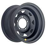 R16 5x139,7 8J ET0 D110 OFF-ROAD Wheels Диск усиленный УАЗ стальной Black (матовый) (треуг. мелкий)