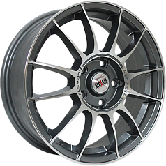 Диск R14 4x100 5,5J ET43 D60,1 Alcasta M 01 GMF