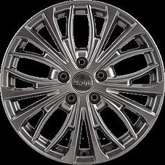 Диск R17 5x114,3 7,5J ET52,5 D67,1 iFree ZV Optima JF (КС873) Дарк платинум