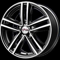 Диск R16 5x100 6,5J ET40 67,1 iFree Катар Блэк Джек