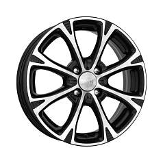 Диск R15 4x100 6J ET48 d54,1 K&K Блюз-оригинал (КС606) алмаз черный