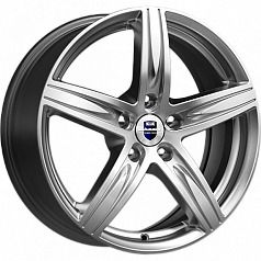 Диск R15 5x108 6J ET52,5 63,35 K&K Андорра-оригинал (КС496) дарк платинум