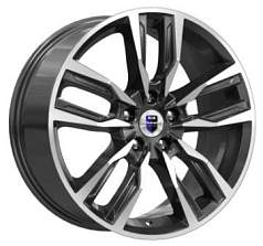 Диск R18 5x108 8J ET42 D67,1 К&К Борэй (КС901-10) алмаз черный 
