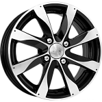 R15 4x114,3 6J ET43 D67,1 K&K Джемини (КС617) Алмаз черный Оригинал