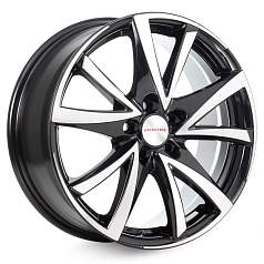 Диск R16 5x114,3 6,5J ET45 d67,1 K&K Игуана алмаз черный (КС570)