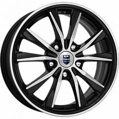 Диск R16 5x114,3 6,5J ET50 D66,1 К&К Спайдер алмаз чёрный