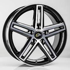 Диск R16 5x114,3 6,5J ET45 D60,1 Cross Street CR-24 BKF