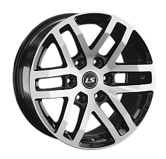 Диск R18 6x139,7 9J ET25 D106,1 LS Wheels 1279 BKF