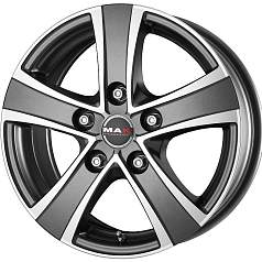 Диск R16 5x120 6,5J ET45 D65,1 MAK Van 5 Ice Titan