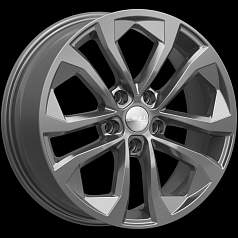 Диск R17 5x108 7J ET42 D67,1 Скад Тукан графит 