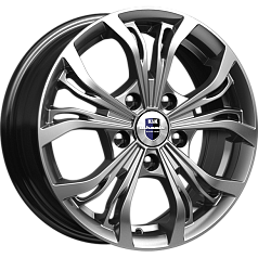 Диск R16 5x114,3 6,5J ET45 D67,1 K&K Аламида (КС660) Дарк платинум