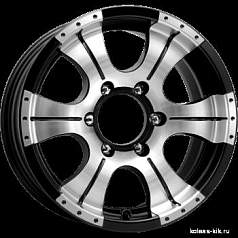 Диск R16 6x139,7 8J ET20 D108,5 К&К Байконур алмаз чёрный