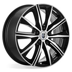 Диск R17 5x115 7J ET40 D70,2 К&К Арнар (КС896-08) алмаз черный 