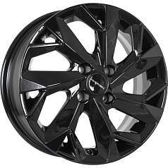 Диск R14 4x100 5,5J ET35 D58,5 Khomen KHW1402 (Lada Granta) Black