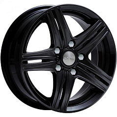Диск R15 4x100 6J ET45 D54,1 Скад Сити(City) Чёрный бархат 