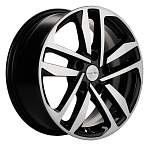 R16 5x108 6,5J ET50 D63,35 Khomen KHW1612 (ZV_16 Focus) Black-FP