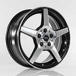 R18 5x108 7,5J ET47 D60,1 Megami AF-07 BKF