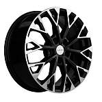 R17 5x110 7J ET45 D67,1 Khomen KHW1718 (Dongfeng 580) Black-FP
