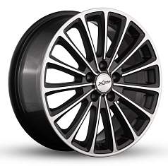 Диск R17 5x114,3 7J ET37 D66,6 X'trike X-136 BKM/FP 