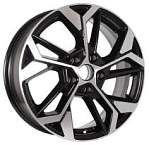 R17 5x114,3 6,5J ET45 D60,1 K&K КС1062 (ZV 17_Emgrand 7) алмаз чёрный