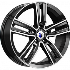 Диск R18 5x108 7J ET49 D67,1 K&K Танаис (КС750-10) Алмаз чёрный