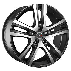 Диск R18 5x114,3 8J ET40 D60,1 MAK Aria Gunmetal Mirror Face
