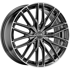 Диск R20 5x112 9,5J ET18 D75 OZ Gran Turismo HLT Star Graphite Diamond Lip d-L 